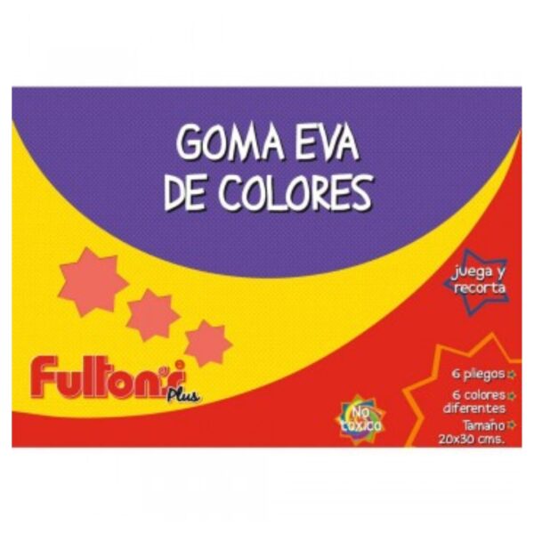 Carpeta c/ papel goma eva 6 hjs