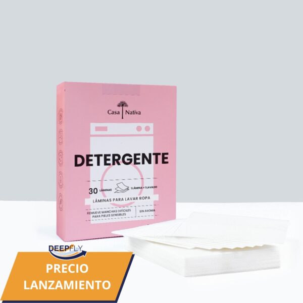 Detergente 30 láminas Sin Aroma