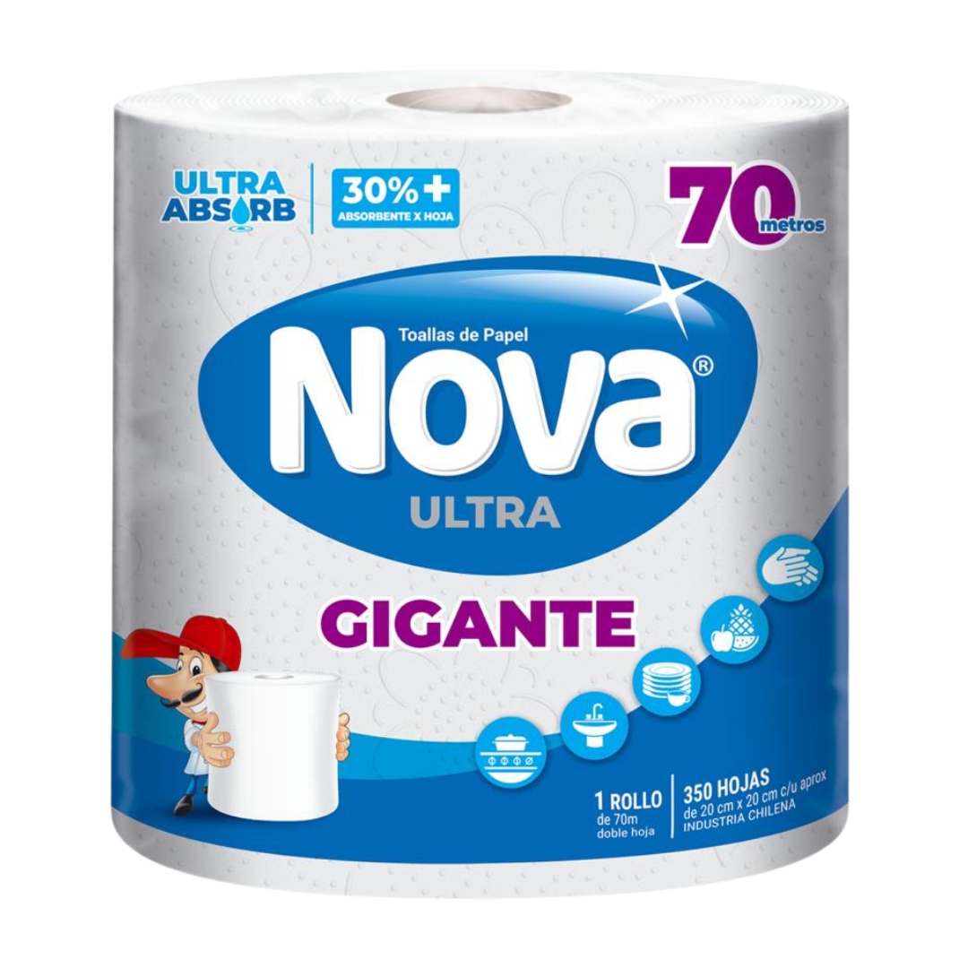 Toalla de papel Gigante Nova 70M