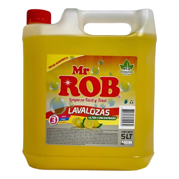 Lavaloza Mr. Rob Amarillo Ultra Concentrado 5L