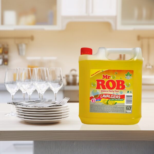 Lavaloza Mr. Rob Amarillo Ultra Concentrado 5L - Imagen 3