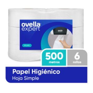 Papel Higiénico Ovella 6 x 500M (para dispensador)