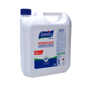 Bidón de 5L Desinfectante en base a amonio marca Sanity