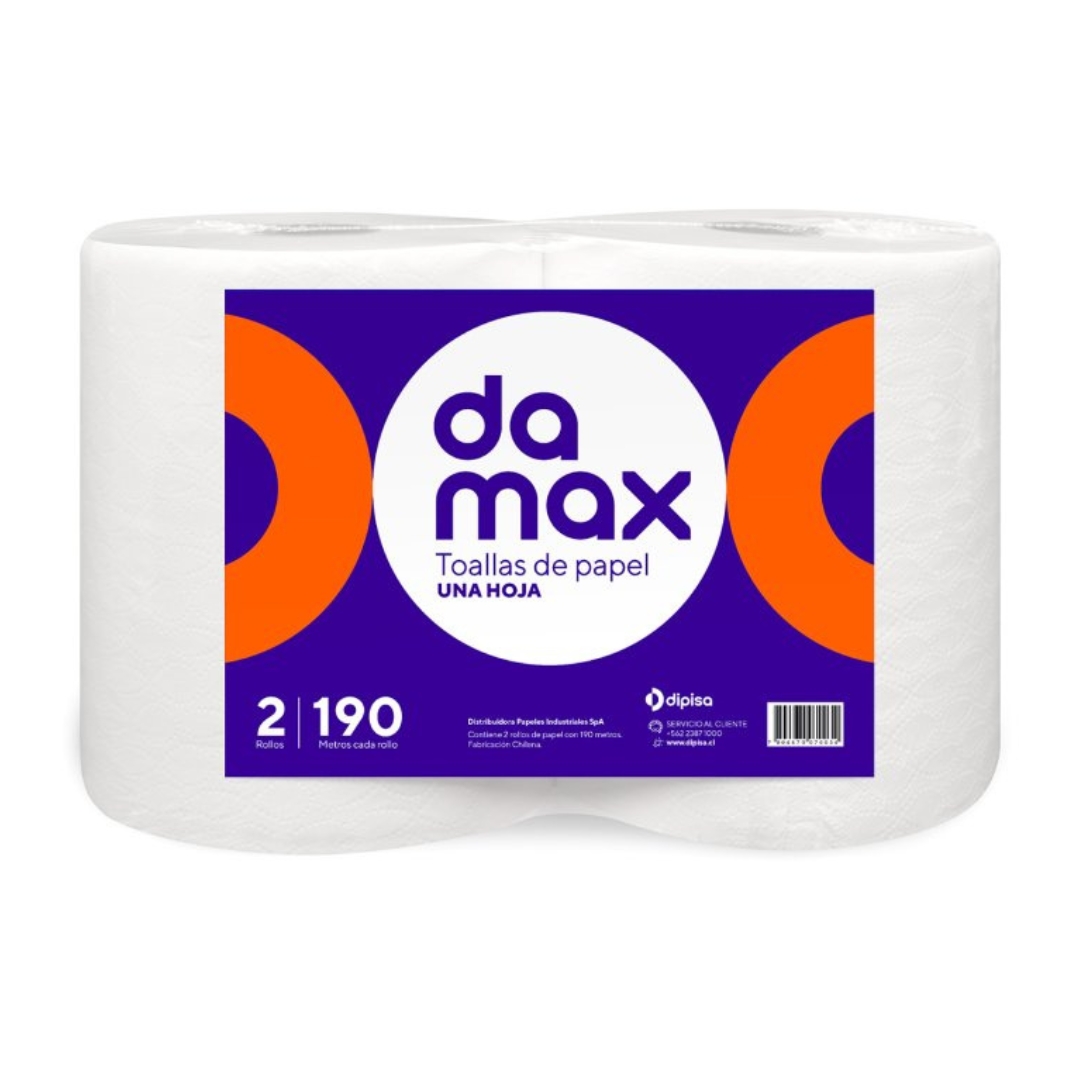 Toalla de Papel Damax 2x190M (para dispensador)